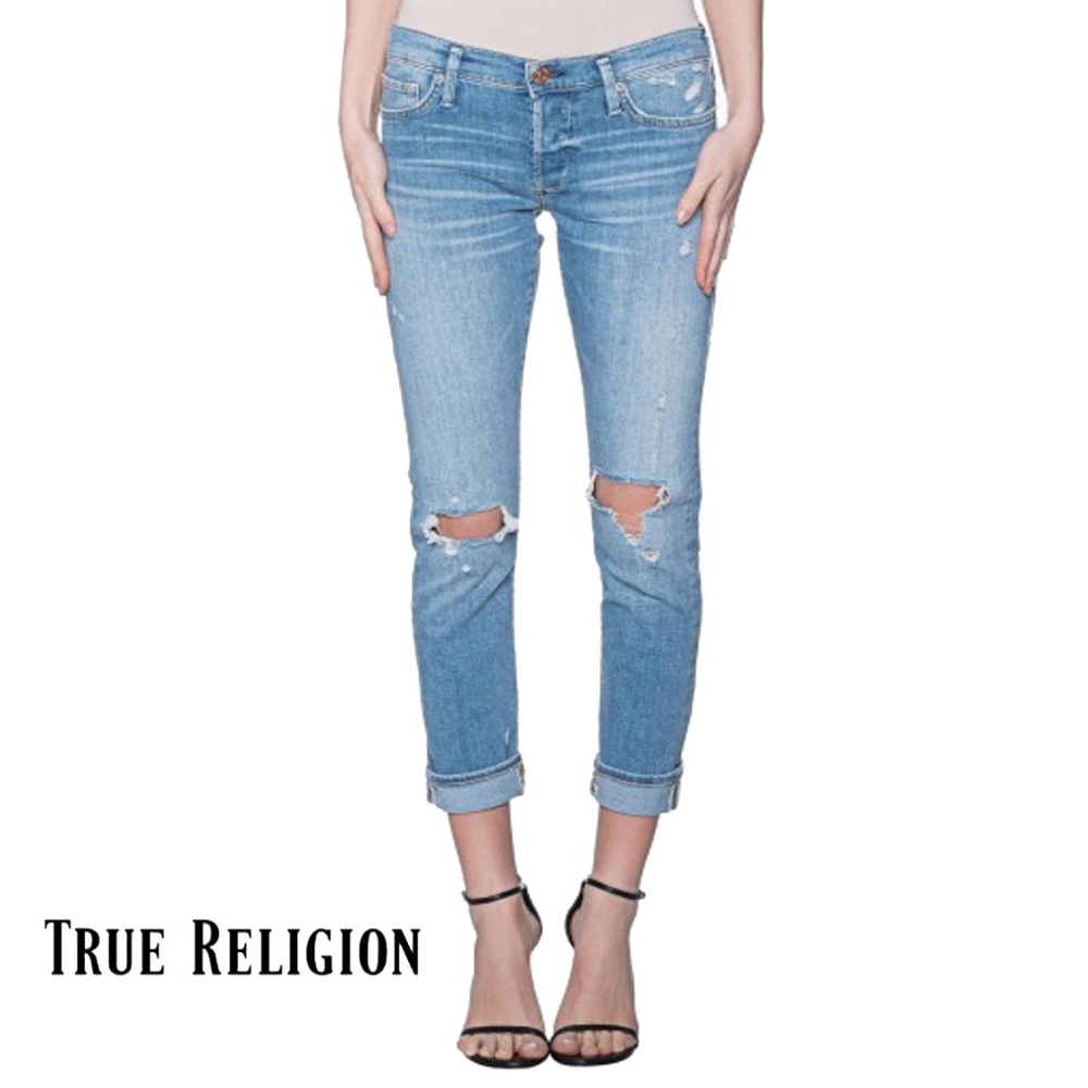 True Religion Liv relaxed low-rise skinny jeans